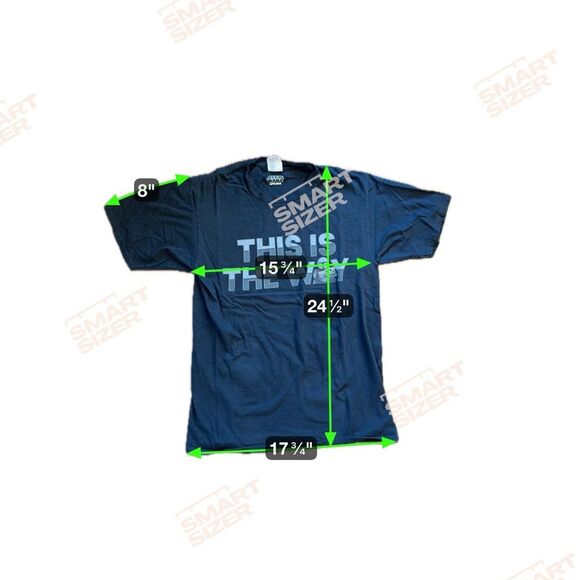 The Mandalorian Star Wars Black Graphic T-Shirt This Is The Way Men Unisex Small - Picture 5 of 5